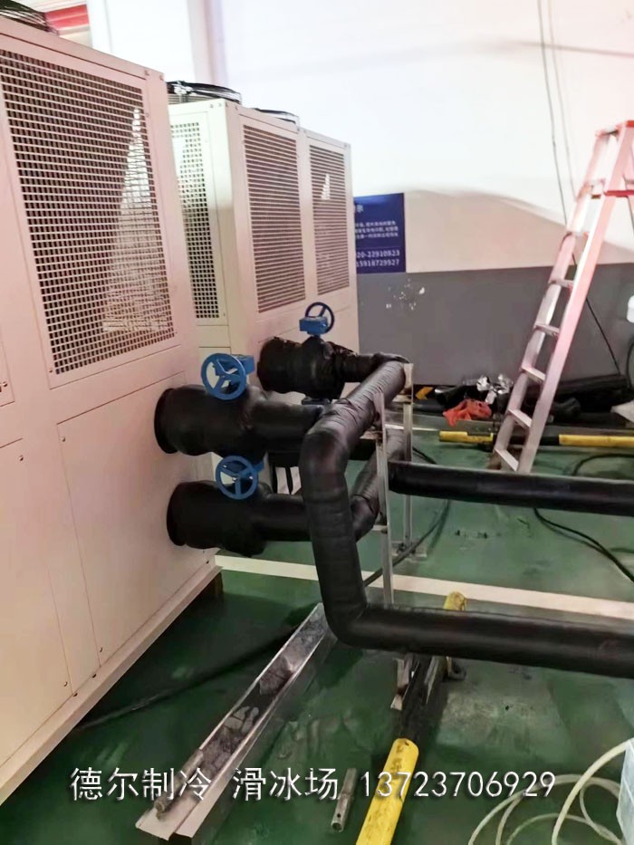德爾制冷施工的莆田萬達(dá)廣場真冰場